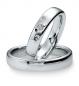 Preview: Trauringe Weissgold von Breuning 48 040390 / 48 040400