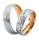 Preview: Trauringe Weiss-Rotgold von Saint Maurice DR 816320 / HR 816330