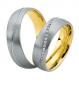Preview: Trauringe Weiss-Rotgold von Saint Maurice DR 816320 / HR 816330