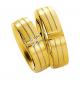 Preview: Trauringe Weissgold von Saint Maurice 820000 + 820010