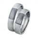 Preview: Trauringe Weissgold von Saint Maurice DR 831480 / HR 831490