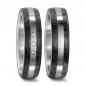 Preview: TeNo Trauringe Carbon  545715 + 545643