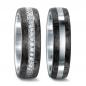 Preview: TeNo Trauringe Carbon  545715 + 545643