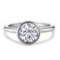 Preview: TeNo Ring Joy Edelstahl mit Crystal White Zirkonia  593934
