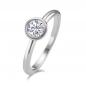 Preview: TeNo Ring Joy Edelstahl mit Crystal White Zirkonia  593935