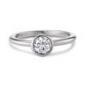 Preview: TeNo Ring Joy Edelstahl mit Crystal White Zirkonia  593935
