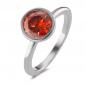 Preview: TeNo Ring Joy Edelstahl mit Mandarine Zirkonia,  593961