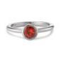 Preview: TeNo Ring Joy Edelstahl mit Mandarine Zirkonia,  593962