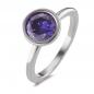 Preview: TeNo Ring Joy Edelstahl mit Purple Rose Zirkonia  593979