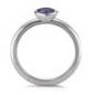 Preview: TeNo Ring Joy Edelstahl mit Purple Rose Zirkonia  593980