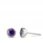 Preview: TeNo Ohrstecker Joy Edelstahl mit Purple Rose Zirkonia  593982