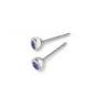 Preview: TeNo Ohrstecker Joy Edelstahl mit Purple Rose Zirkonia  593983