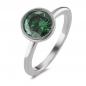 Preview: TeNo Ring Joy Edelstahl mit Jungle Green Zirkonia  593997