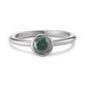 Preview: TeNo Ring Joy Edelstahl mit Jungle Green Zirkonia  593998