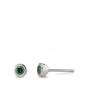 Preview: TeNo Ohrstecker Joy Edelstahl mit Jungle Green Zirkonia  594001