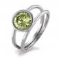 Preview: TeNo Ring Joy Edelstahl mit Apple Green Zirkonia  594005