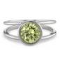 Preview: TeNo Ring Joy Edelstahl mit Apple Green Zirkonia  594005