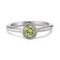 Preview: TeNo Ring Joy Edelstahl mit Apple Green Zirkonia  594007