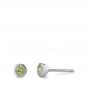 Preview: TeNo Ohrstecker Joy Edelstahl mit Apple Green Zirkonia  594010