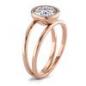 Preview: TeNo Ring Joy Roségold  Edelstahl und Crystal  594014