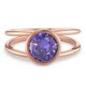 Preview: TeNo Ring Joy Roségold  Edelstahl und Purple  594032