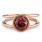 Preview: TeNo Ring Joy Roségold  Edelstahl und Scarlet  594041