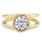 Preview: TeNo Ring Joy Gold  Edelstahl mit Crystal  594050