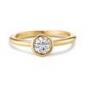 Preview: TeNo Ring Joy Gold  Edelstahl mit Crystal  594052