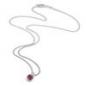 Preview: TeNo Halskette Joy Edelstahl mit Scarlet Red Zirkonia  595810