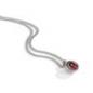 Preview: TeNo Halskette Joy Edelstahl mit Scarlet Red Zirkonia  595825