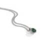 Preview: TeNo Halskette Joy Edelstahl mit Jungle Green Zirkonia  595826