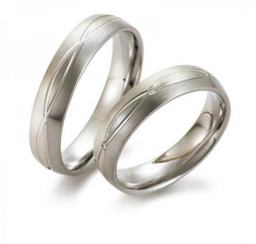 Trauringe Palladium von Gerstner 4/28340/5 + 28340/5