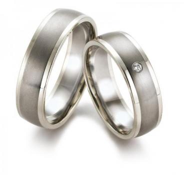 Trauringe Palladium von Gerstner 4/28349/6 + 28349/6