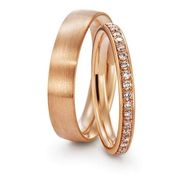 Trauringe Rotgold von Gerstner 28398/5.5
