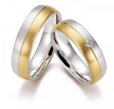 Trauringe Silber von Gettmann 8302,60 + 8302,60b
