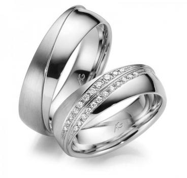 Trauringe Palladium von Gerstner 4/28531/6 + 28531/6