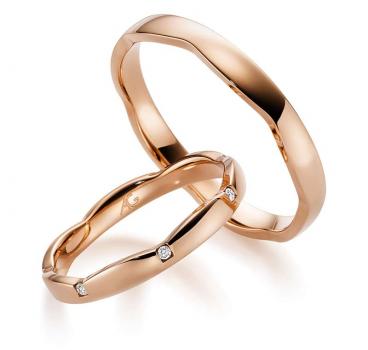 Trauringe Rotgold von Gerstner 4/28712/2.5
