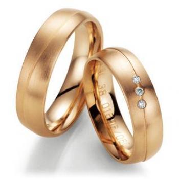 Trauringe Rosegold von Fischer 06 01596/060