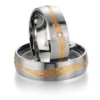 Trauringe Weissgold von Fischer 05 07344/060