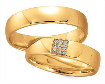 Trauringe Gelbgold von Gettmann 8055.50 + 8055.50