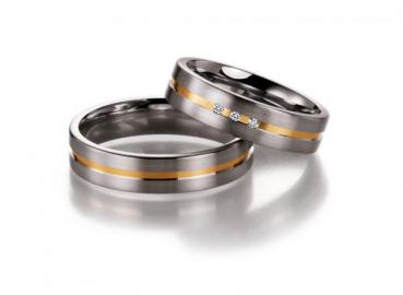 Trauringe Palladium von Fischer 20 10137/050