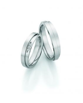 Nowotny-Collection Ruesch Partnerringe Edelstahl 88/23110-049 + 88/23120-049