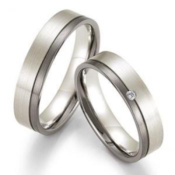 Trauringe Palladium von Gerstner 28210/5 + 4/28210/5