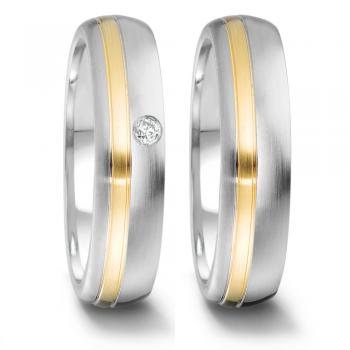 Partnerringe Edelstahl von TeNo  306467 + 306466