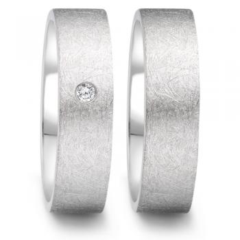Partnerringe Edelstahl von TeNo  306581 + 306574