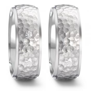 Partnerringe Edelstahl von TeNo  306720 + 306714