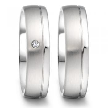 Partnerringe Edelstahl von TeNo  308088 + 308086