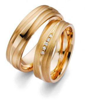 Trauringe Rosegold von Gerstner 4/28414/6 + 28414/6