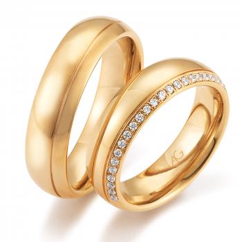 Trauringe Rosegold von Gerstner 4/28474/6