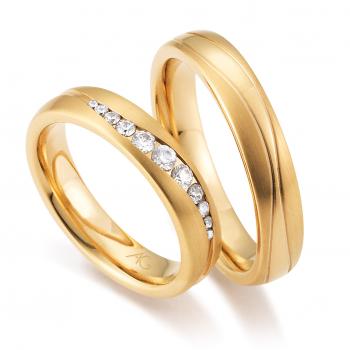 Trauringe Rosegold von Gerstner 4/28475/4.5  + 28475/4.5